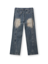 LMN Levy Curve Slit Wide Denim Pants (2 colors)