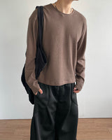 Soph Crop Waffle Long Sleeve