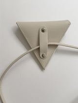 Triangle Leather Strap Belt