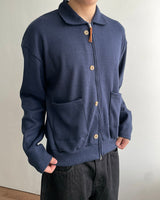 Milt Crop Knit Zip-Up