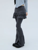 CANCAN SKIRT PANTS(CHARCOAL)
