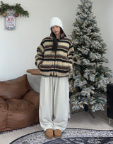 ニールノルディックフリースジップアップ