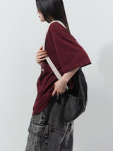 (UNISEX) デニムロープストリングジムサック