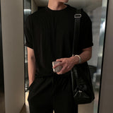LMN プリーツクールオーバーサイズフィット半袖Tシャツ (3 colors)