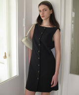 Mayna Boat Neck Dress ( 2 colors )