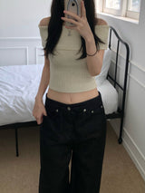 Norton off-shoulder knitwear (2 colors)