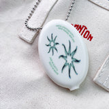 BORN IN CODE NTP-4 Coin Wallet Keyring (White)