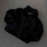 [Premium] ASCLO Western Buckle Fur Jacket