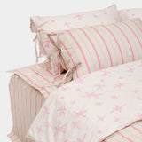 Starry Pink Stripe Duvet Cover - SS size