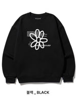 BW フラワースウェットシャツ