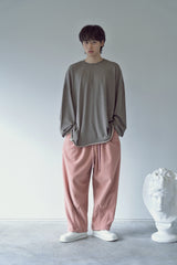 2-LAYER MICRO FLEECE SWEAT PANTS (Pink)