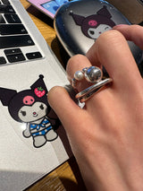 [925silver] Big ball ring