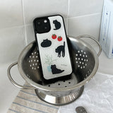 mew cat epoxy bumper case
