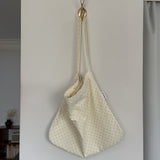Daily eco bag_corduroy dot ivory