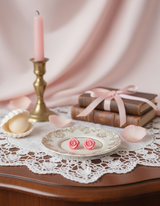[Hearts2Hearts Ana Piercing] Petit Rose Cabochon Piercing - Pink