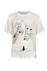 ジャズキャット グラフィックTシャツ