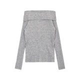 RIBBED TIE OFF-SHOULDER
