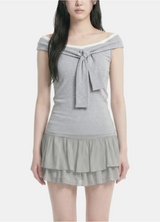 Lema Layered Tie T-shirt