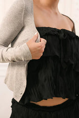 Ballet cardigan - gray