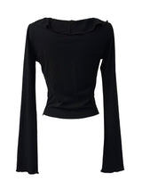 volli strap frill cardigan (2color)