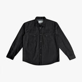 Leaf denim western shirt
