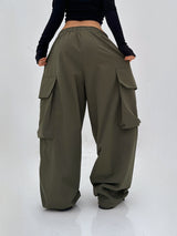 (UNISEX) WIDE BOX-POCKET LOOSE-FIT AUTUMN DENIM