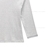 Now Color Matching Stripe Three Quarter T-shirt