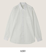 クルーオーバーサイズドフィットバイオコットンシャツ
