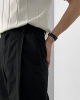 Leico Cotton One-Tuck Pants (4 Colors)