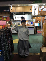 Double-sided fleece anorak