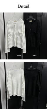 [F/W] タッセルカッティングシャツジャケット(2color)