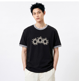 Essential Standard Short Sleeve Ringer T-shirt 3GEAR Black