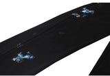 color painting side tuck sweat pants (black)