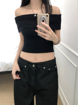 Norton off-shoulder knitwear (2 colors)