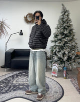 Cain Wide Washed Denim Pants