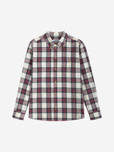  REGULAR TARTAN CHECK SHIRTS (IVORY/NAVY)