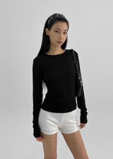 [MADE] Lucas Knit Ribbed Long Sleeve T-Shirt