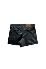 CLARI FAUX MICRO PANTS / BLACK