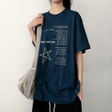 Tring Oversized Fit Star Short Sleeve T-shirt