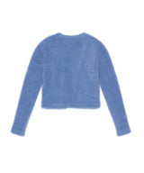 Chain Link Furry Cardigan _ SKY BLUE