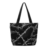 Barb Wire Totebag Black