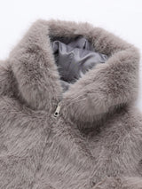 Hoodie fur jumper (Charcoal)