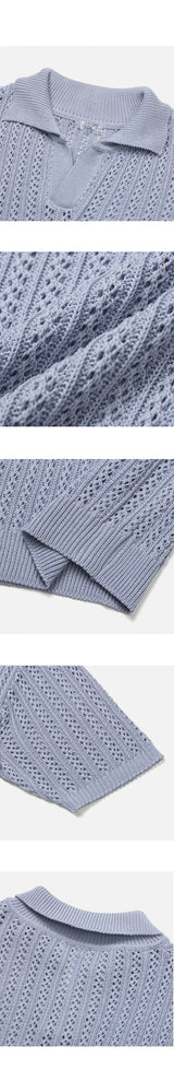 [Unisex] Scasi open kara half knit (5color)
