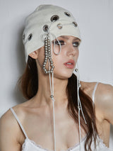  EYELET BEANIE
