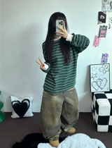 MUD CAT ウォッシングバルーンデニムパンツ 🤎🧸