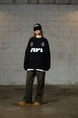 ARI LONG SLEEVE JERSEY T-SHIRT / BLACK