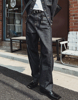 ルーンカットセルベッジデニムパンツ