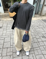 No.1383 SステッチTシャツ (4color)