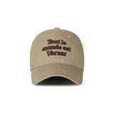TMV Lettering Ball Cap / Twill Beige