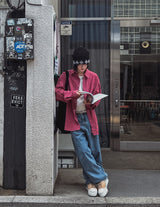 カルテルバックペインティングバルーンデニムパンツ